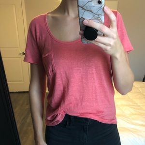 Banana Republic linen t-shirt size M